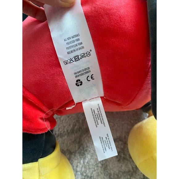 Disney Mickey Mouse Cuddleez Plush Large 23" Super Soft Stuffed Animal Pillow - Picture 5 of 8